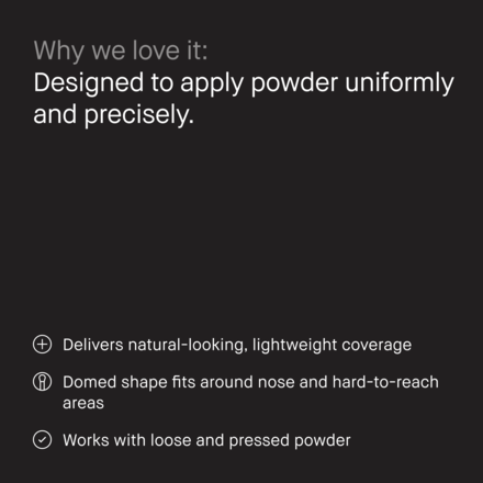 Transparent Powder Brush